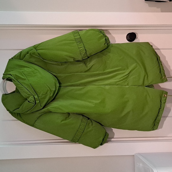 NWT Oversized Statement Hooded Puffer Jacket (Olive Green) - Lattelier - Picture 11 of 13